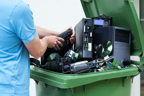 Waste being transported for disposal