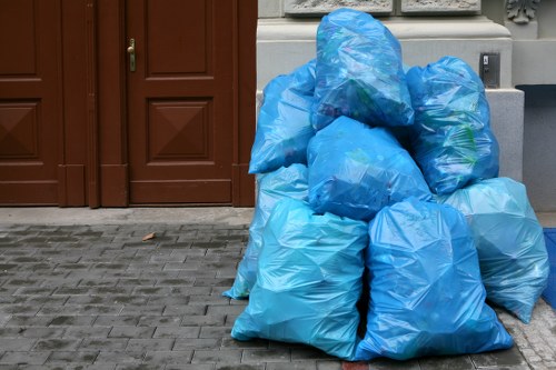 Clearing out a home with professional assistance